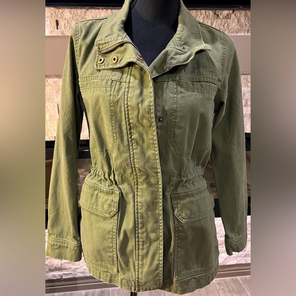 Madewell size Small Military Green cotton jacket